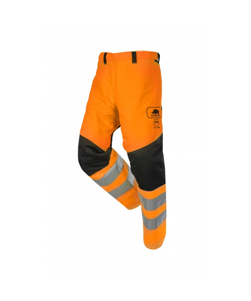 HV jambières anti-coupure, EN ISO 11393 classe 1 type B, EN ISO 20471 classe 2 1RT1 Roadrunner Flash